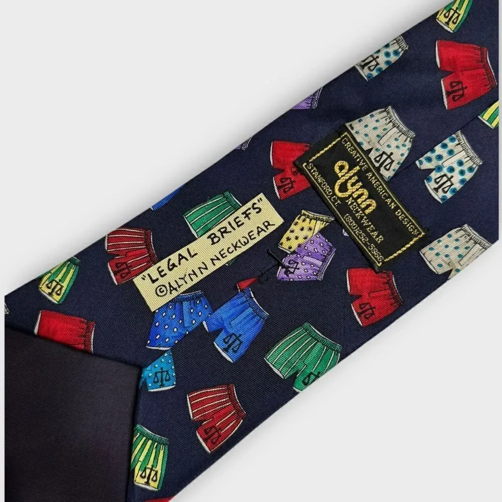 Legal Briefs Silk Necktie from Allyn Neckwear